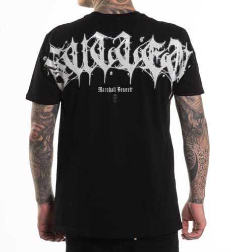 Sullen Men's Marshall Bennett Artist Series Tattoo Lifestyle Graphic Premium Short Sleeve Tee Black2