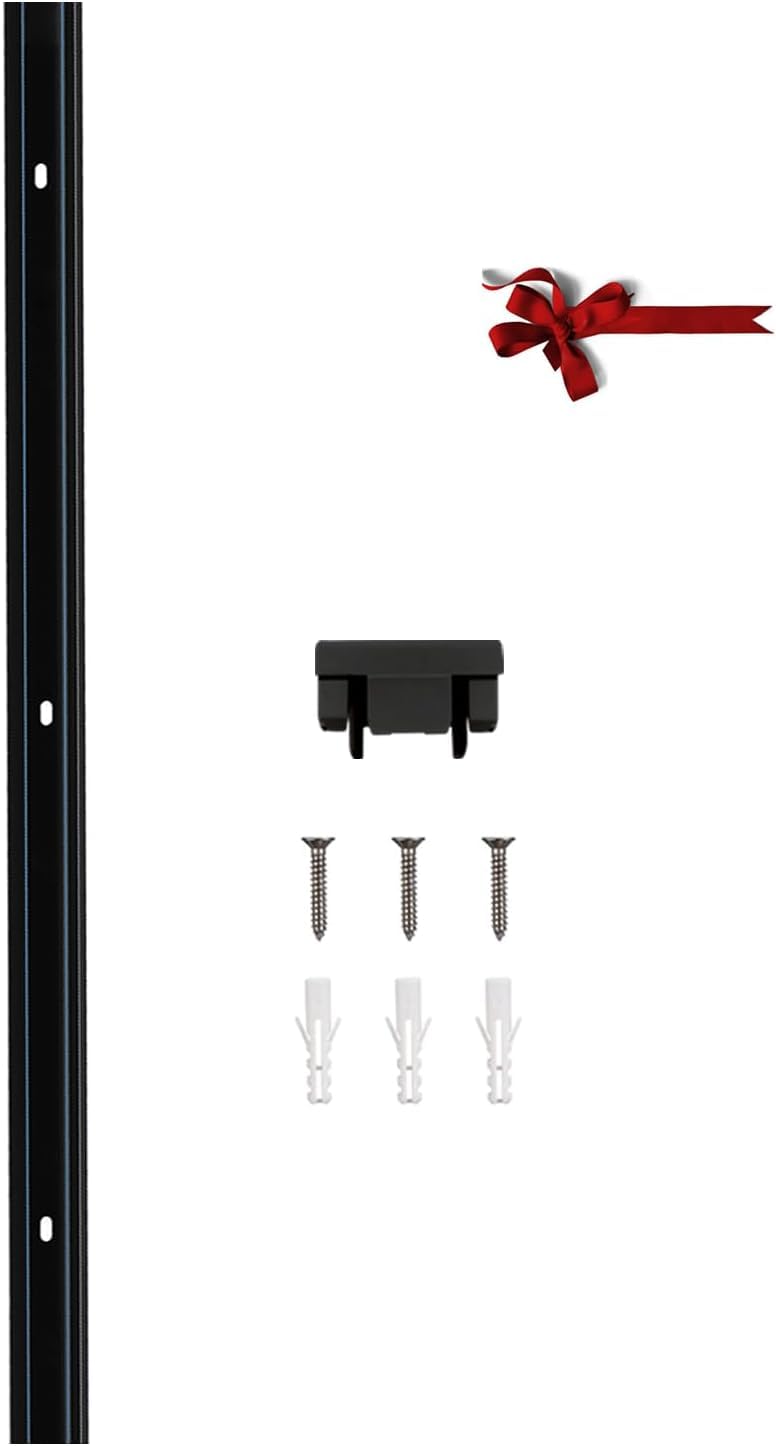 1M L-Track Lighting Rail, 2-Wire L Type Track Lighting System Single Circuit 220V Track Rail（1-Pack）.