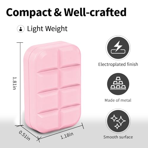 Image of Fidget Toys Adults Metal Fidget Slider Magnetic EDC Haptic Fidget Toys for Adults (Chocolate Pink)
