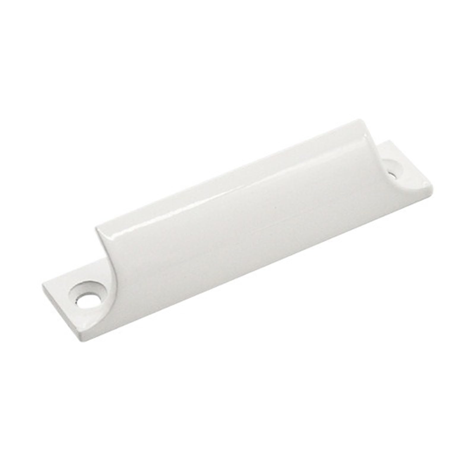 Gwyzax 90Mm White Cabinet Pulls 8Pcs Aluminum Alloy Door Handles Push Pull For Sliding Gate Window Cabinet Knobs 3In Hole Center