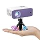 Mini Beamer, VOPLLS 22000L WiFi Bluetooth Beamer Full HD 1080P Unterstützt, Tragbar Video Projektor mit 50% Zoom, Heimkino Beamer für Handy, Tablet/Laptop/PC/TV-Box, HDMI, USB, AV（Stativ inklusive
