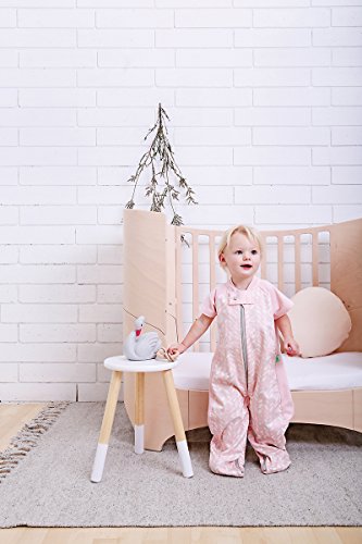 Image of ergoPouch Sleep Suit Bag 1.0 TOG - Baby Sleep Sack & Wearable Blanket, 2-in-1 Convertible Sack to Suit with Legs for Safe Movement, Regulates Temperature Overnight, Unisex (2-12 Months, Spring Leaves)