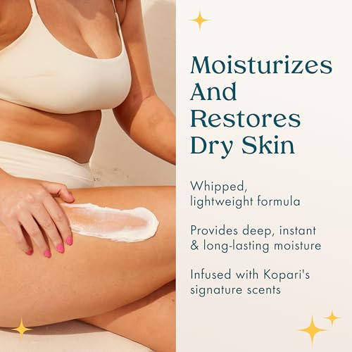 Kopari Ultra Restore Body Butter, Whipped Lightweight Formula, Hyaluronic Acid & Mango Seed Butter, Deep & Long-Lasting Moisture, Guava 7.7 oz - Image 4