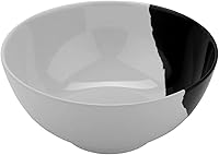 Vista 8 de G.E.T. BF-9-W/BK Bold - Plato llano de melamina con borde ancho, 9 pulgadas, blanco/negro (juego de 12)