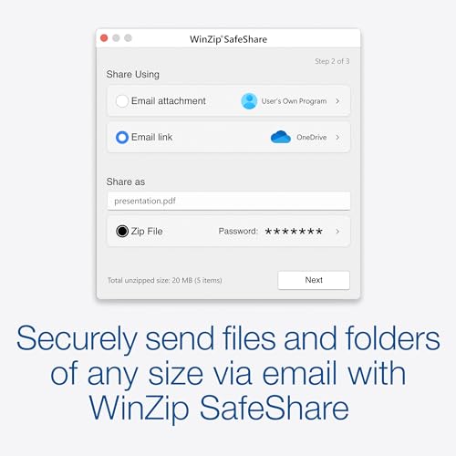 Corel ESDWZMAC11PRO [Old Version] Winzip Mac Pro 11 | Encryption, Compression, File Management & Backup Software [Mac Download] thumb #1