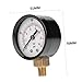 FELTECHELECTR Utility Vacuum Pressure Gauge Air Compressor Gauge Range Industrial Quality for Water Oil Gas HVAC