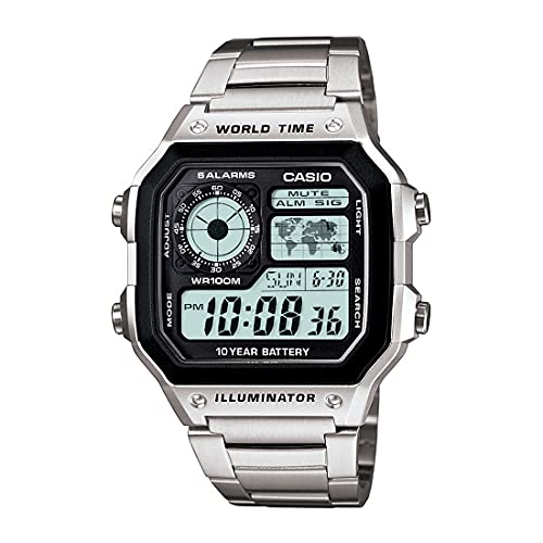 Casio Youth-Digital Black Dial Men's Watch-AE-1200WHD-1AVDF (D099)