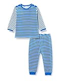 Hergestellt in Europe Sanetta Baby-Jungen Pyjama Long Blue Pyjamaset, blau, 86