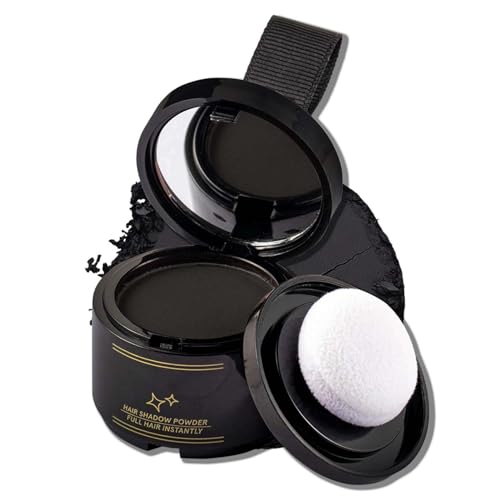 Poudre De Racine De Cheveux, Retouche Racines Cheveux,Poudre Noir Cheveux Homme, Poudres Cheveuxs Clairsemés, Pour Combler Cheveuxs Clairsemés,Naturels Rapides Et Faciles,Pour Homme Et Femme (#04)