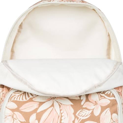 Image of Roxy Women's Always Core Backpack | Travel | Everyday Carry | Beach | Polyester | 8L Capacity - Egret Soft Tropics