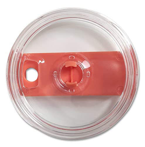 Lithos On-The-Go 40 Oz Insulated Tumbler - Hot/Cold Beverages - Stainless Steel - Handle, Straw - Office & Outdoor - Orange #TOP6