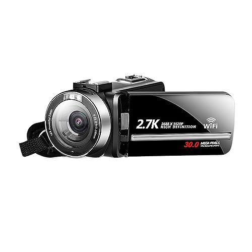Caméra vidéo numérique HD grand angle avec mode selfie et caméscope DV infrarouge