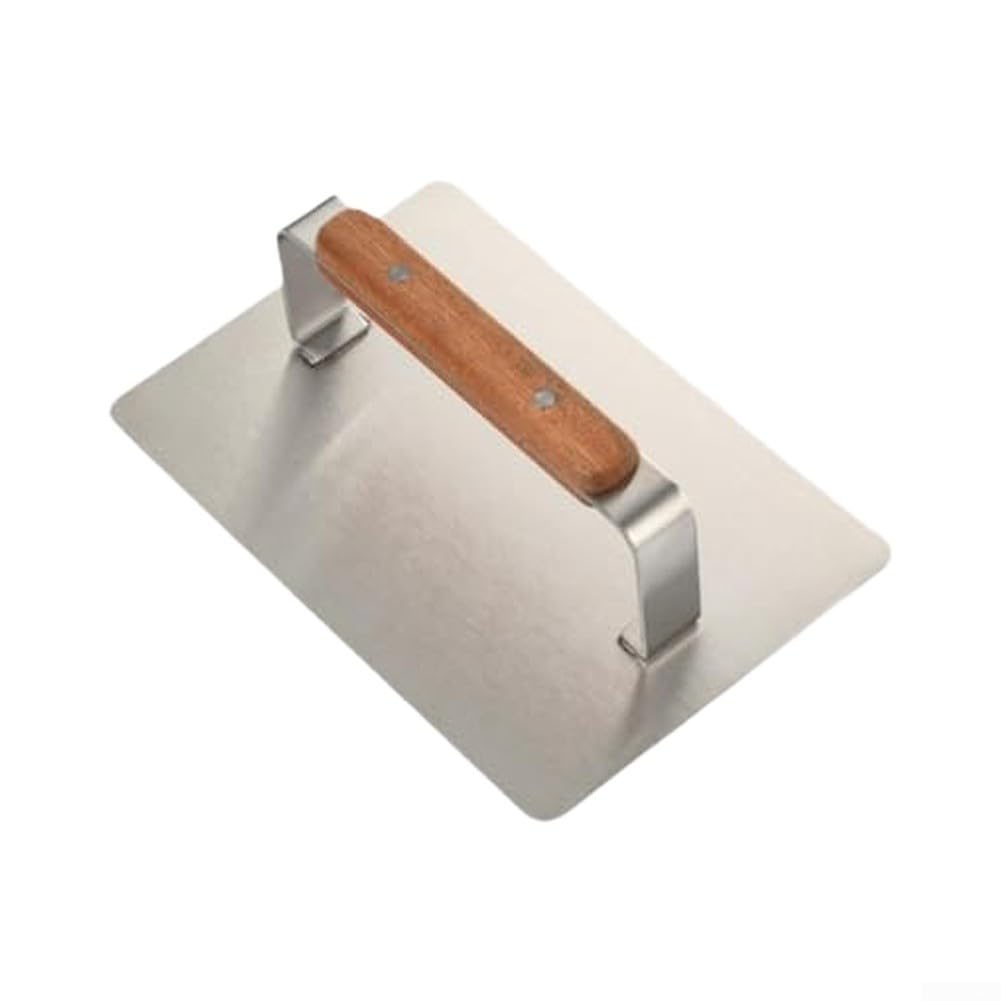 Pressa per Hamburger in Acciaio 20x13cm Antiaderente Pressa per