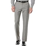 Perry Ellis Men's Big-Tall Solid Texture Flat Front Suit Pant