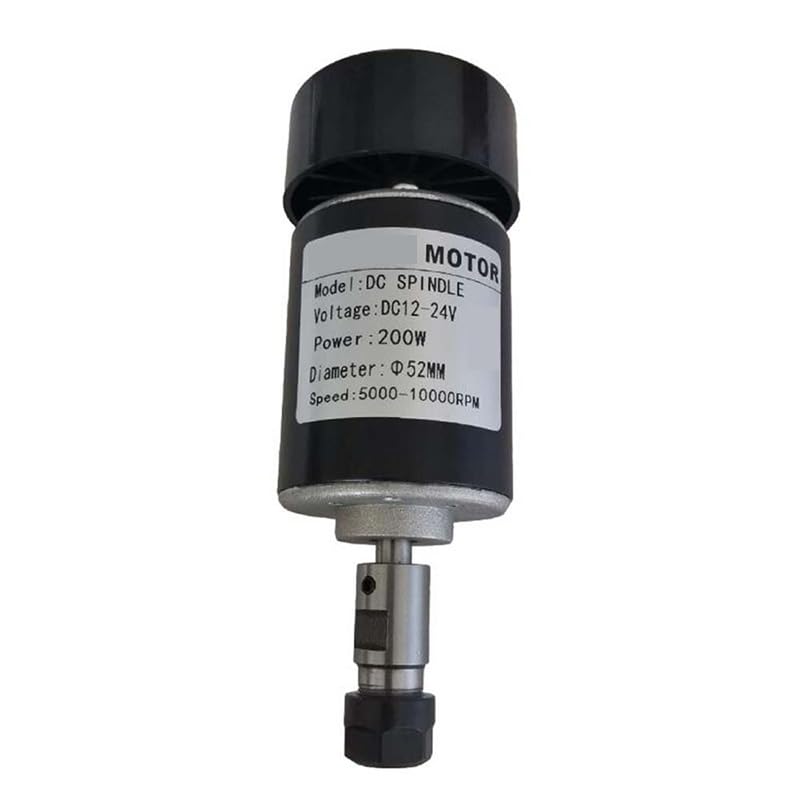 24V 200W 10000 Giri/min FAI DA TE Piccolo Raffreddato Ad Aria PCB Motore Mandrino Punzonatura Trapano A Mano Accessori For Macchine For Incidere Di CNC Altamente Ottimizza(ER11 spindle)