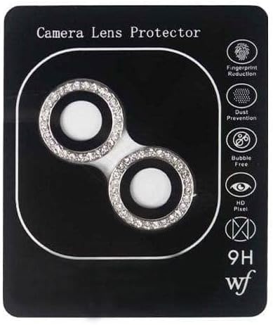 Miniatura 2 de Fundas Wildflower - Plata con Brillo de Cámara, Compatible con Apple iPhone 14 y 14 Plus  Funda de Teléfono Compatible, Chispeante, Reflectante,