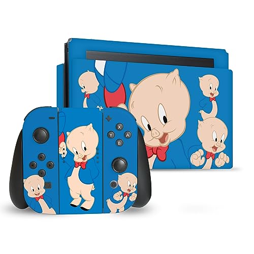 Sticker Nintendo Switch Porky Pig - Décoration Vinyle pour Vos Sessions de Jeu en Famille