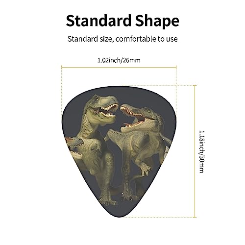Médiators 3D pour guitare – Thème dinosaures – 12 médiators tendance et durables – Dans une boîte pour ukulélé guitare électrique basse - Les Beatles, Paul McCartney, John Lennon, RIngo Starr, George Harrison Médiators 3D pour guitare - Thème dinosaures - 12 médiators tendance et durables - Dans une boîte pour ukulélé guitare électrique basse – Image 5