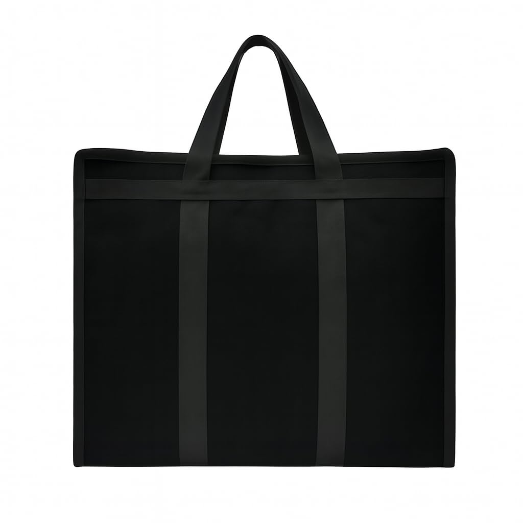 Heavy-Duty Canvas Grocery Shopping Bag for Clothes,Grocery Shopping & Travel | Large Capacity & Dual Handles | Foldable Bag for Home & Travel (Green) Size - 19x14+08 Inch 45 L-image-30