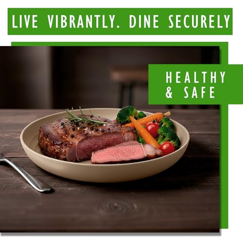 Image of 9In Unbreakable Dishwasher & Microwave Safe Dinner Plates Set of 6