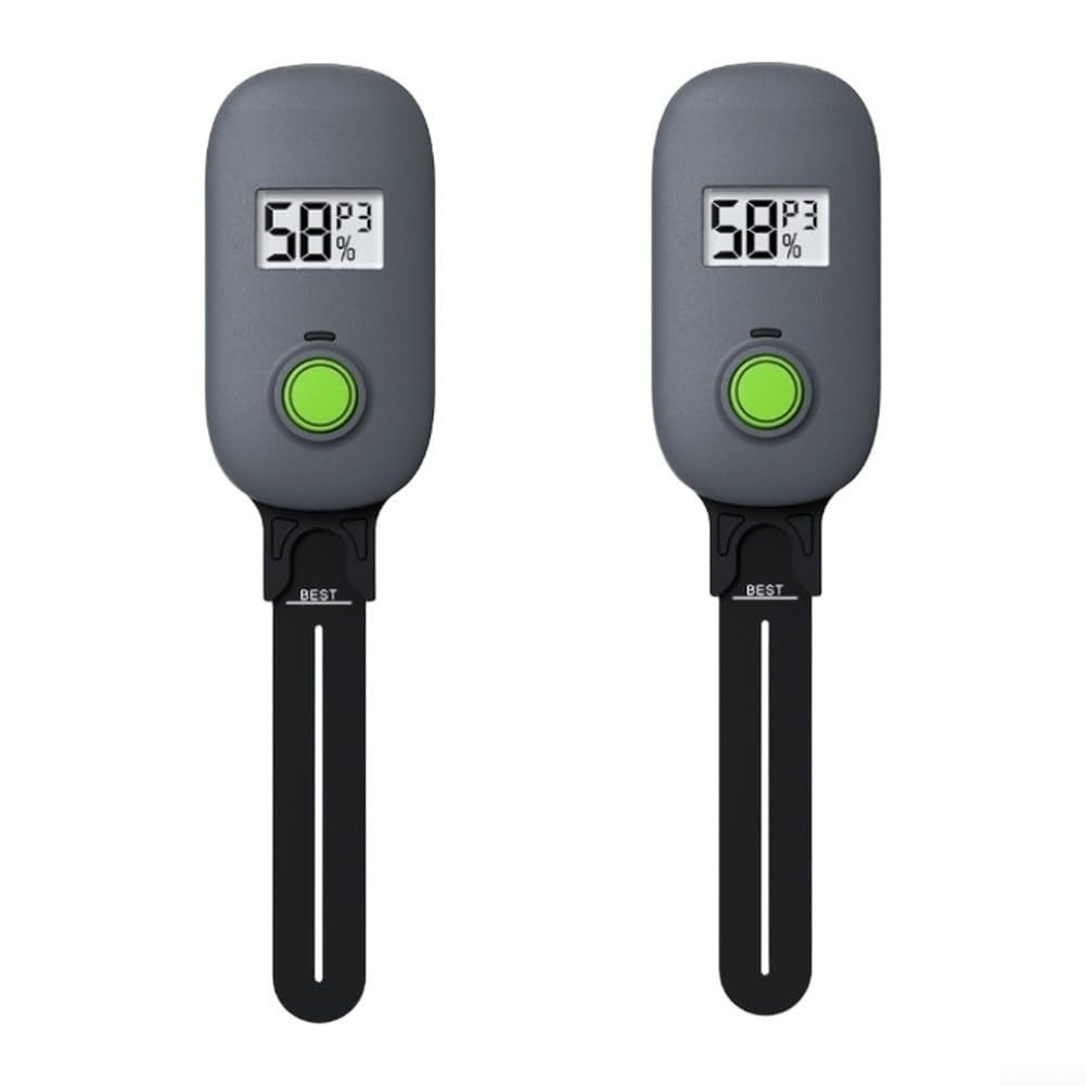 per Smart Misuratore di umidità del suolo Sensore capacitivo wireless per piante da interno ed esterno Dati igrometro in tempo reale 20 cm sonda bianca