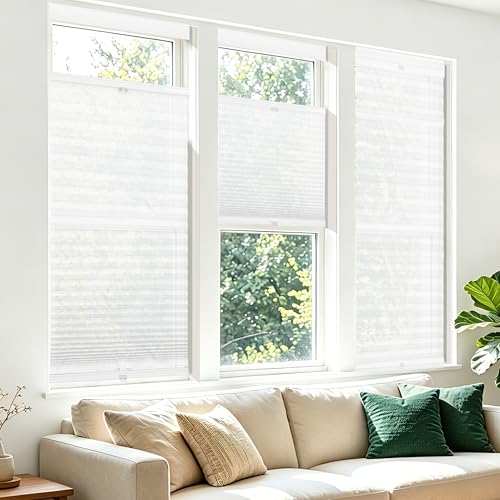 Allesin Top Down Bottom Up Cellular Shades, Blackout Shades Noise Reduction, Honeycomb Blinds...
