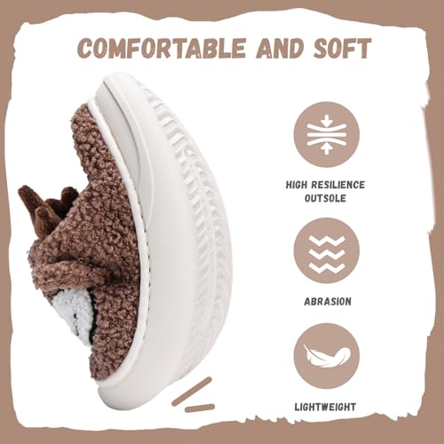Image of IceUnicorn Kids Slippers Boys Girls Warm Winter House Slippers Big Little Kids Non-Slip Soft Plush Memory Foam Home Shoes for Indoor Outdoor