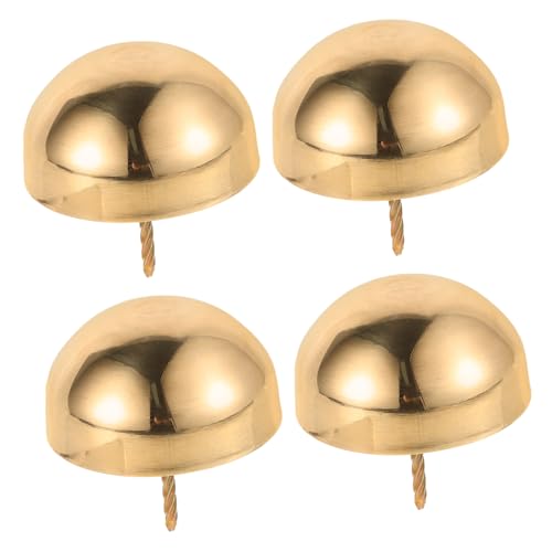 STOBAZA 2pcs Antique Bronze Decorative Nails for Hanging Wall Decor Nails Decoration Round Thumb Tacks