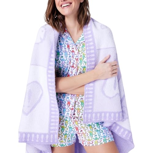 Image of Zelbuck Womens Pajamas Set Trendy 2 Piece Button Down Monkey Shorts Set Y2k Roller Dupes Rabbit Long Sleeve Preppy Loungewear Pjs, Small, Disco
