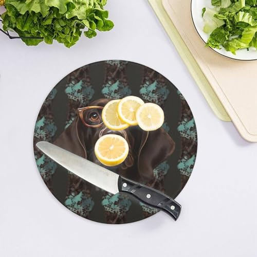 Planche à découper hygiénique anti-odeur en verre pour petits espaces