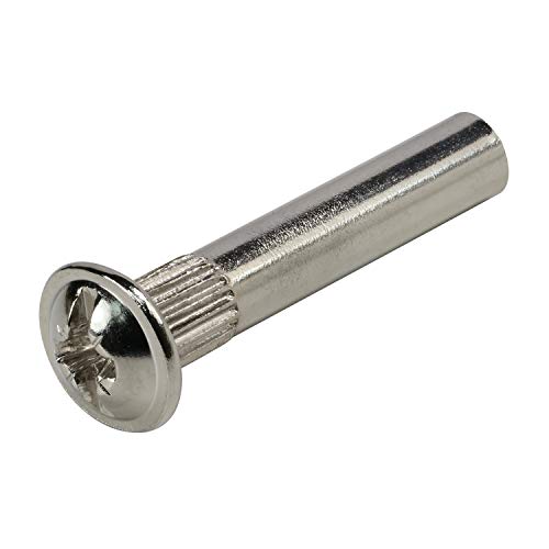 25 Pack Multipurpose Furniture Screws Cabinet Panel Connector Binding Barrels, 27Mm (1-1/16") Sleeve With 16Mm (5/8") Universal Head Inter Screws, M4 Bolts #TOP5