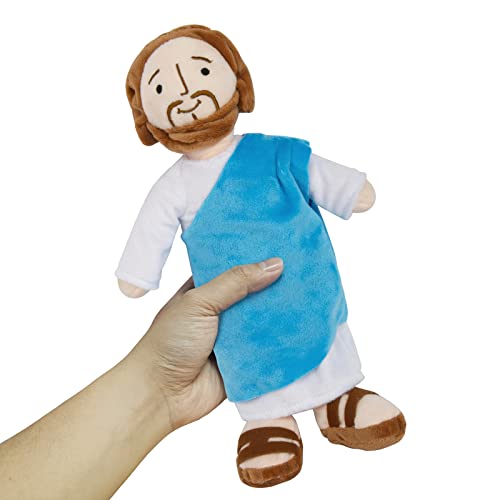 Pippler Jesus Plush Toy Mother Mary Holding Baby Stuffed Doll 32Cm/12.6Inch Religious Savior Figure Toys Christ Churchman Choir Cartoon Ornaments (Jesus) #TOP3