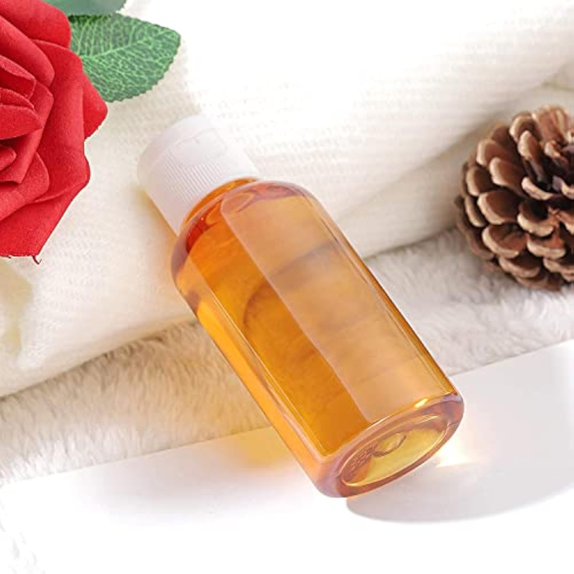 24pcs 30ml Empty Clear Plastic Bottles, Travel Size Containers