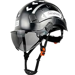 Black Hat With Tinted Visor