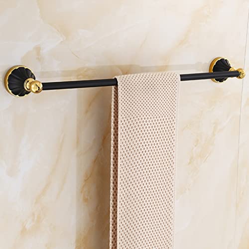Porte-serviettes doré rétro en finition haut de gamme pour salle de bain