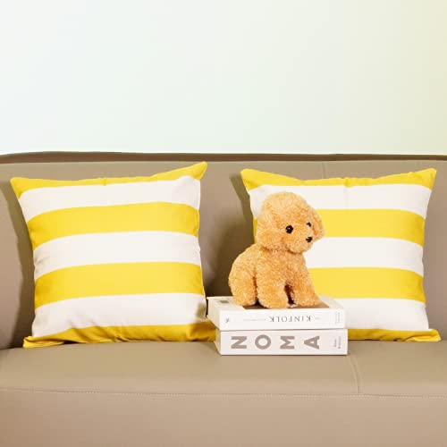 image for tiggell 4 Pack Waterproof Pillow Covers Outdoor Throw Pillowcases Deco