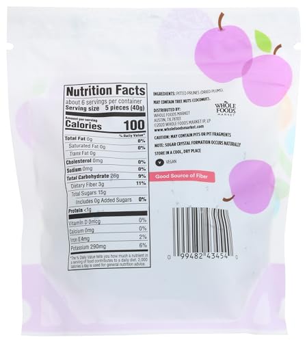 365 By Whole Foods Market 0099482434540 Pitted Prunes, 8 Ounce thumb #1