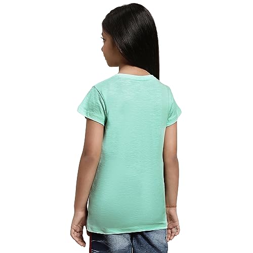 Image of Kidsville Girl's Printed Regular Fit T-Shirt