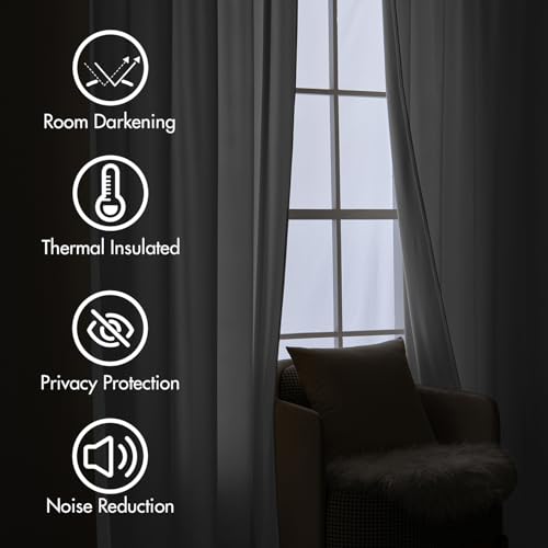 Image of MIULEE White Velvet Pinch Pleat Blackout Curtains W52 X L90 Inches | 2 Panels,Luxury,Thermal Insulated,Super Soft,Elegant Decor,Back Tab & Rod Pocket,for Bedroom Living Room
