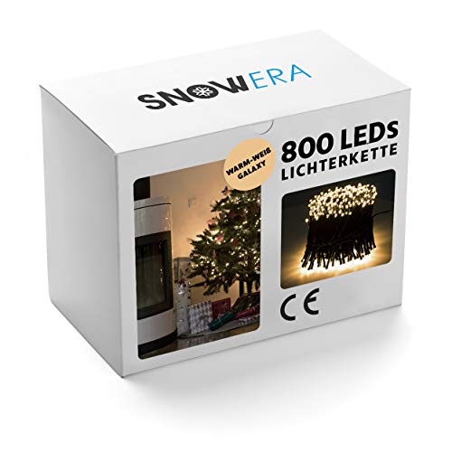 Preisvergleich Produktbild SnowEra SN-4909 Weihnachtslichterkette, Warmweiß, 800 LEDs