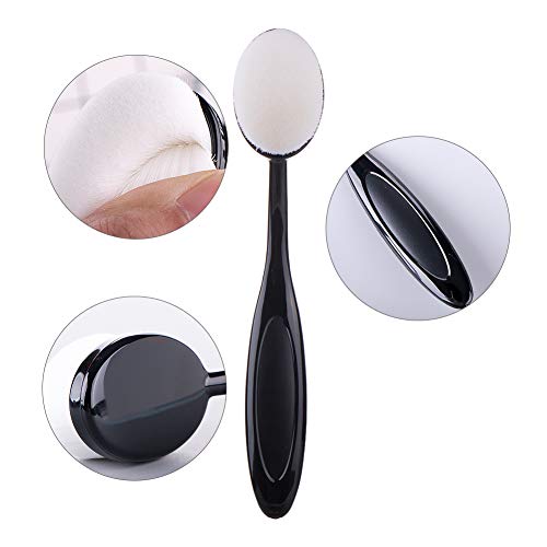 UNIMEIX 5 Pack Blending Brushes for Card Making Blending Tools for Drawing Blending Brush Blender(Size 3, 1.18\" Brush Head, Black)