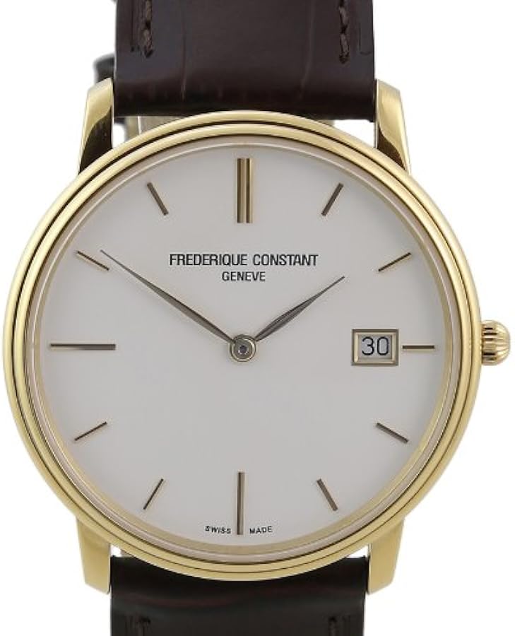 Amazon | Frederique Constant Herren-Armbanduhr XL スリムライン
