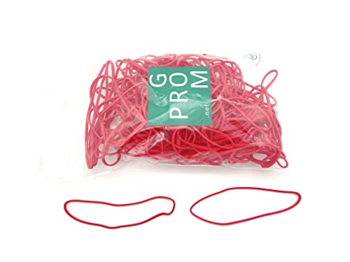 Progom - Elastiques - Matière TPR - Latex free - rouge - 100mm x 1.7mm - sachet de 100 pièces Cover