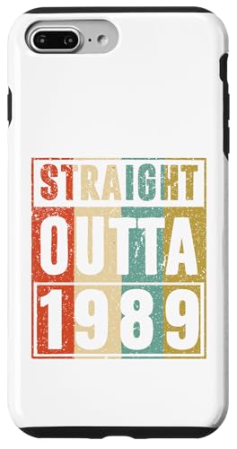 Straight Outta 1989 Classic Birth Of Birthday 1989 Vintage �X�}�z�P�[�X iPhone 7 Plus/8 Plus �p