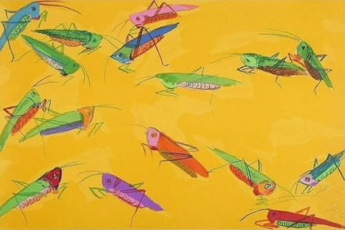 Walasse Ting Peinture Sur Toile impression couleur d'art abstrait premium