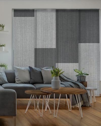 GoDear Design Deluxe Adjustable Sliding Panel Track Blind 45.8"- 86"