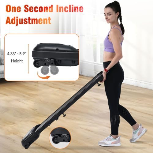 Walking Pad Caminadora Portátil Bajo Escritorio 2.5HP Plegable miniatura 5