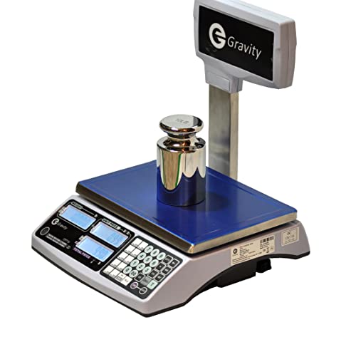 Báscula Comercial Legal NTEP con Display en Poste 30lb/60lb miniatura 1