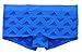 adidas Underwear for Women, Seamless Boyshort Underwear Multipack, Pulse Blue Logo/White/Black Stripe, Small