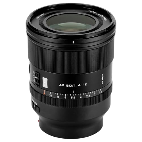 Image of VILTROX 50mm f1.4 Pro FE Lens, AF 50mm f /1.4 FE for Sony E, F1.4 Bright Aperture Prime Lens for Sony FE a7iv a7c ii a7rv a1 ii a6600 a6700 zve1 zv-e10 ii a9 ii A93